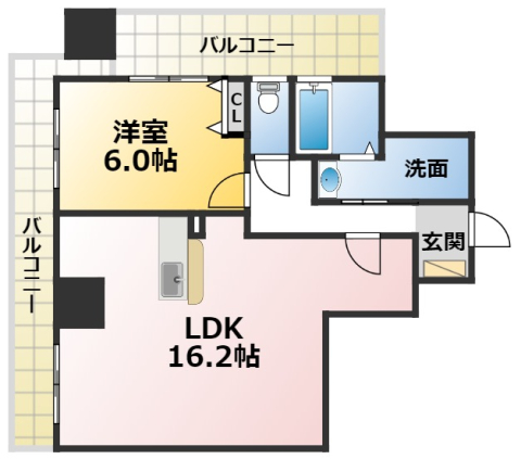 安城市相生町のマンションの間取り