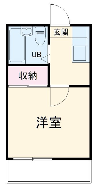 名古屋市中川区中郷のアパートの間取り