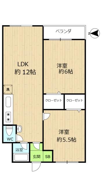 小金原第７コーポラスの間取り