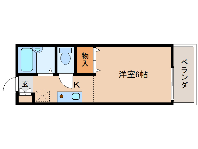 フルール22の間取り