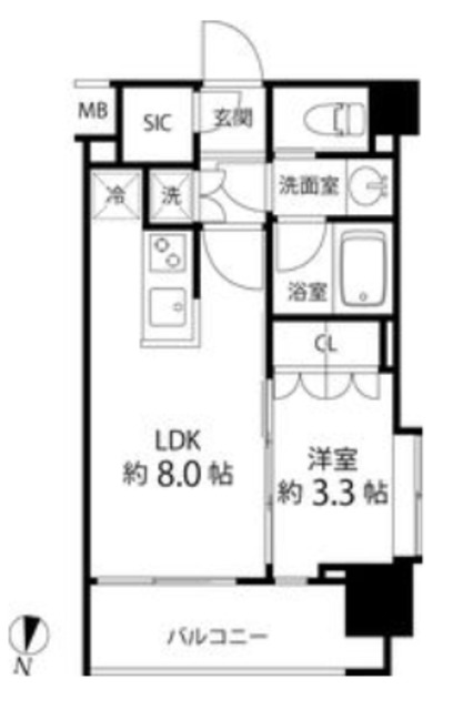 リリエンベルグ目白壱番館の間取り