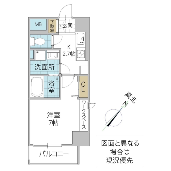 グラーヴェ三の丸の間取り