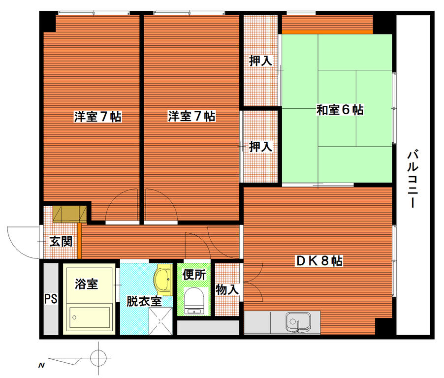 大濱ビルIIの間取り写真