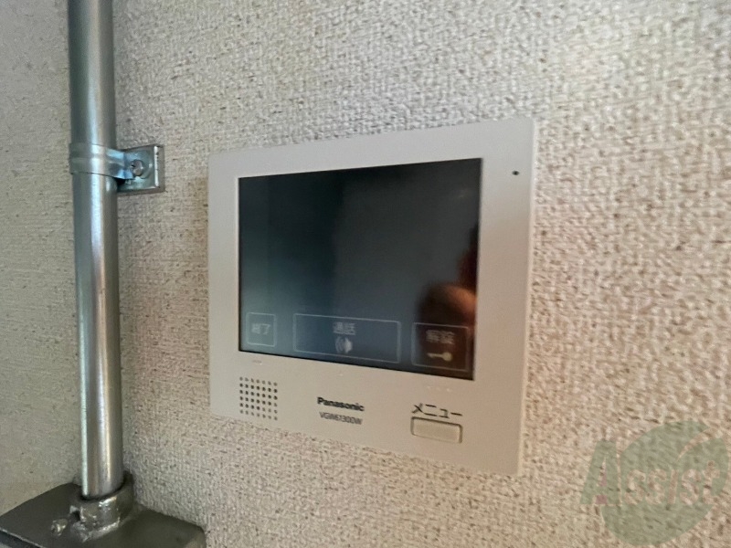 セキュリティ　インターホンで来客確認ができます。安心ですね。