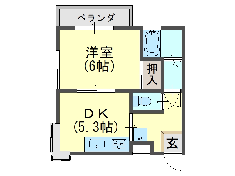 シャトリエIの間取り写真