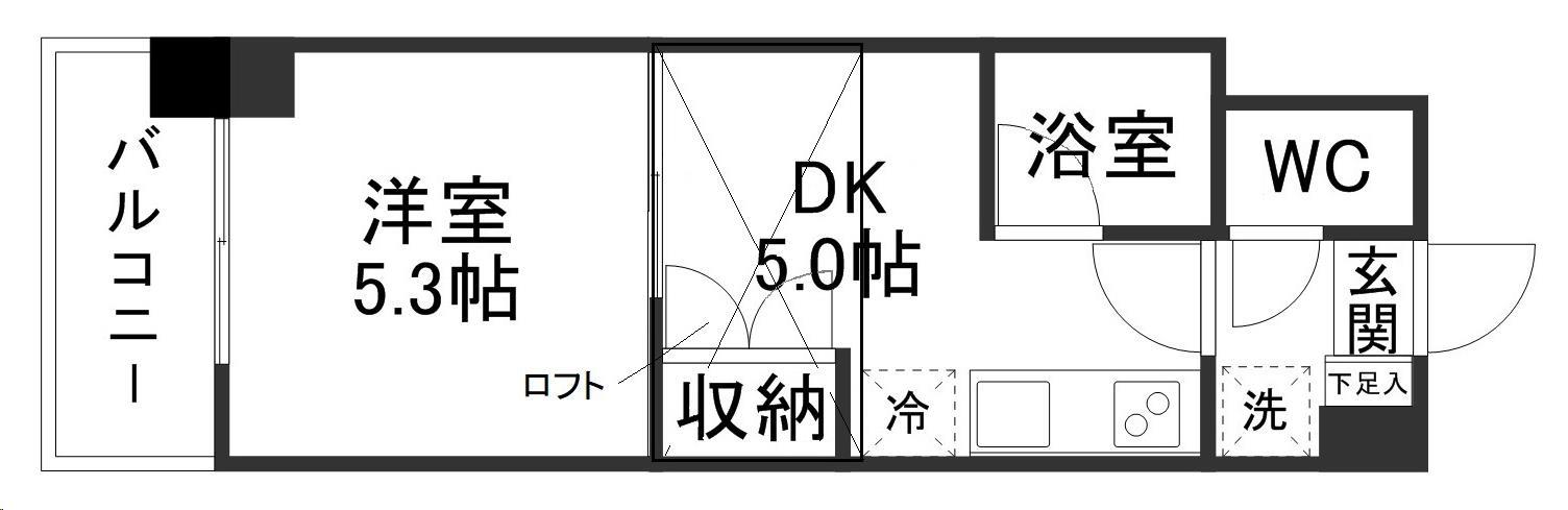 ベルコート米ケ袋IIの間取り