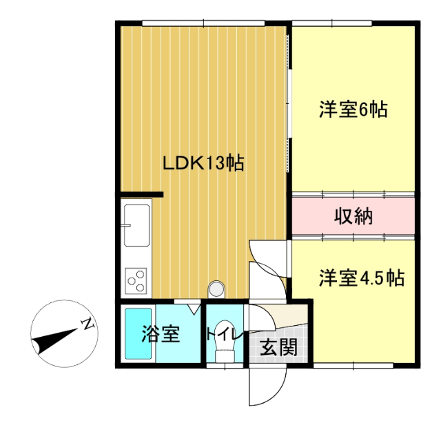 村山マンションの間取り