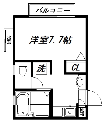 ヴィラウィステリアの間取り