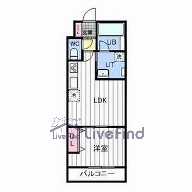 札幌市白石区菊水五条のマンションの間取り