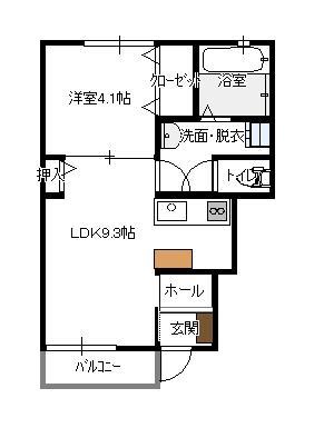 Ｋａｓｈｅｒｅｄ（カシウエア）の間取り