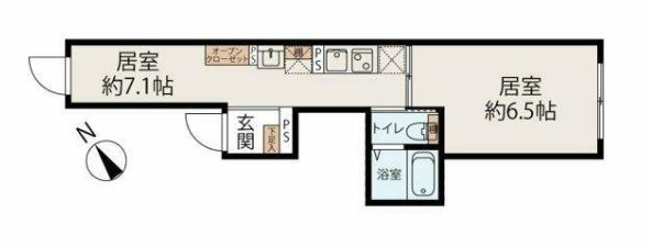 文京区千石のマンションの間取り