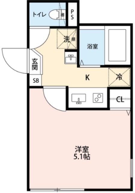 グランクオール日ノ出町の間取り