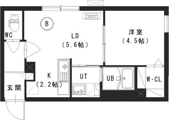 札幌市南区澄川四条のマンションの間取り