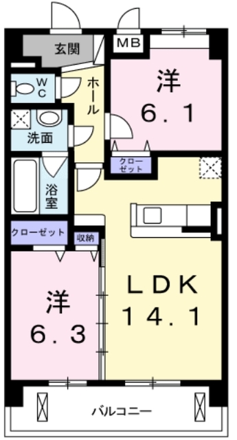 アルコ・イーリスの間取り