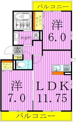 シャルマンの間取り