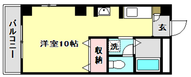 フィネス九反田の間取り