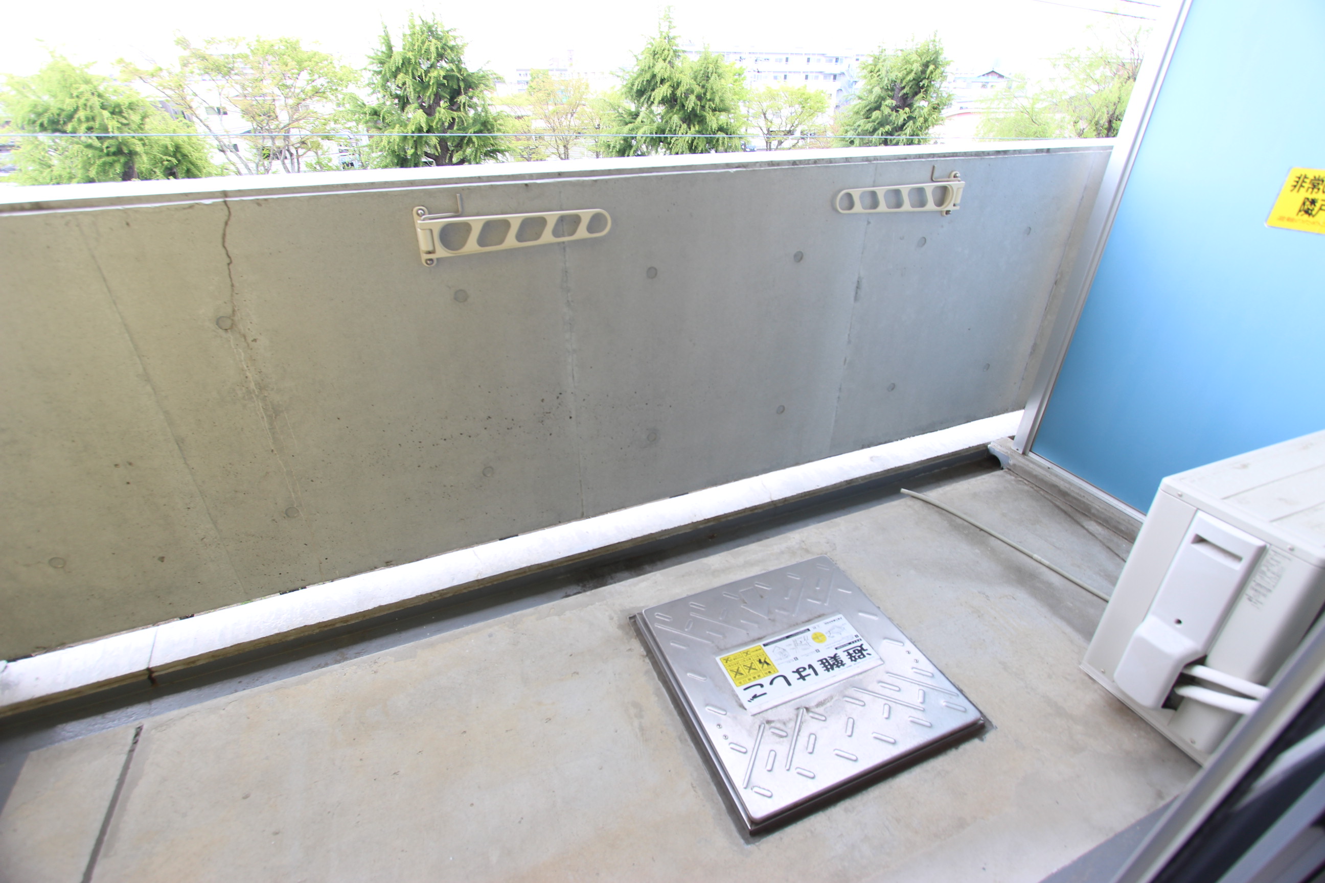 バルコニー　同タイプ別部屋