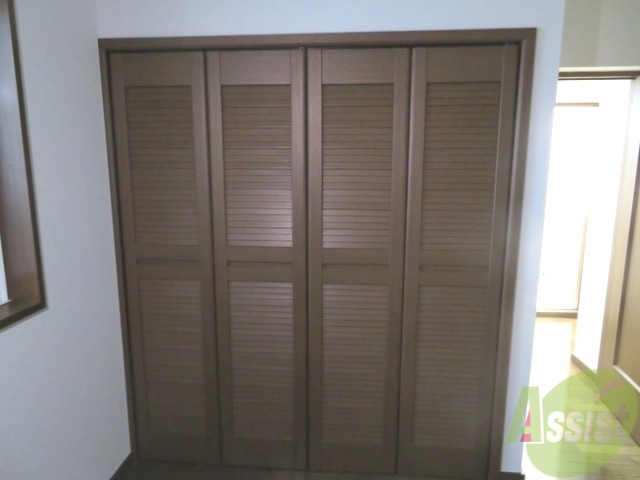 収納　大きめのクローゼット。たくさん収納出来そうですね。