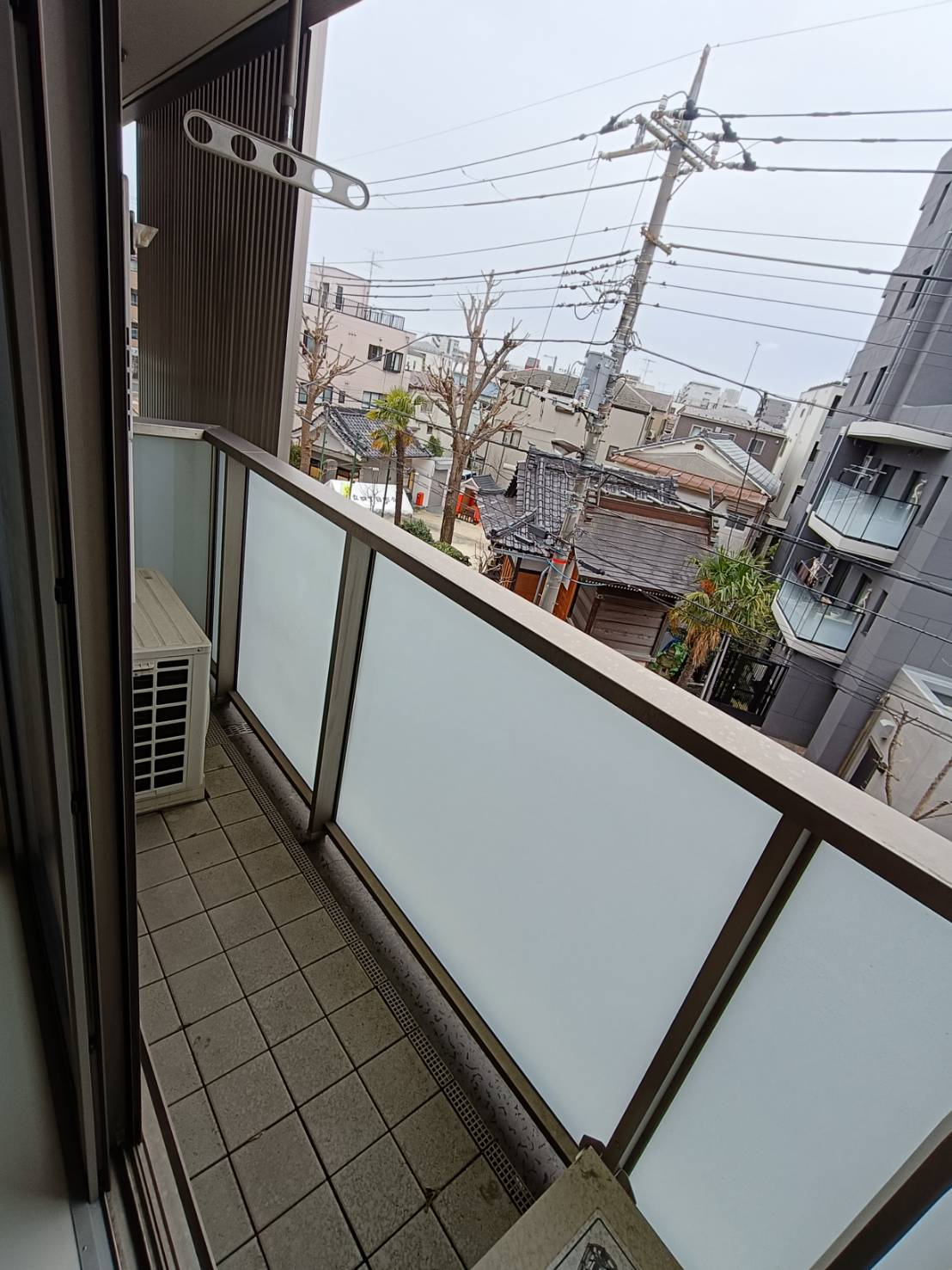 バルコニー　南西向き