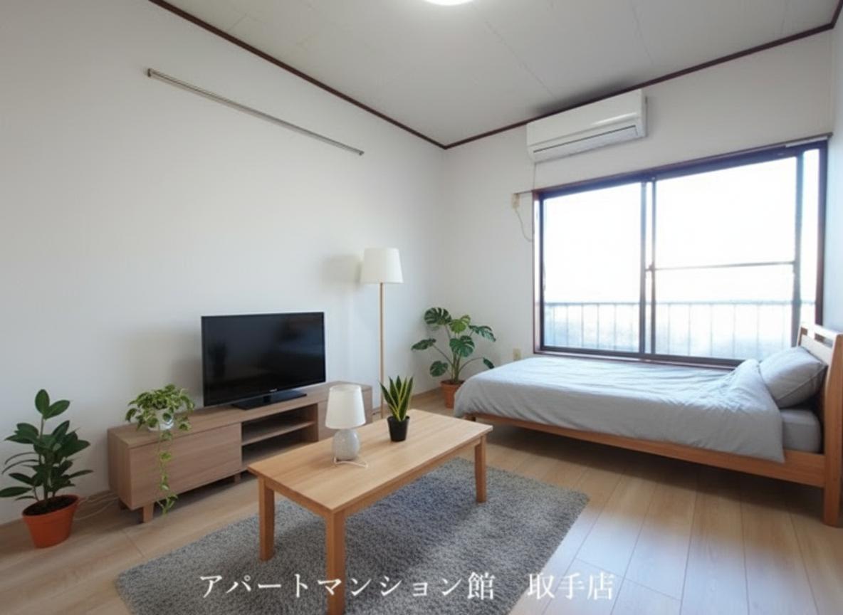 居室・リビング　CGで家具等を配置したものです。実際に家具等は含まれません。