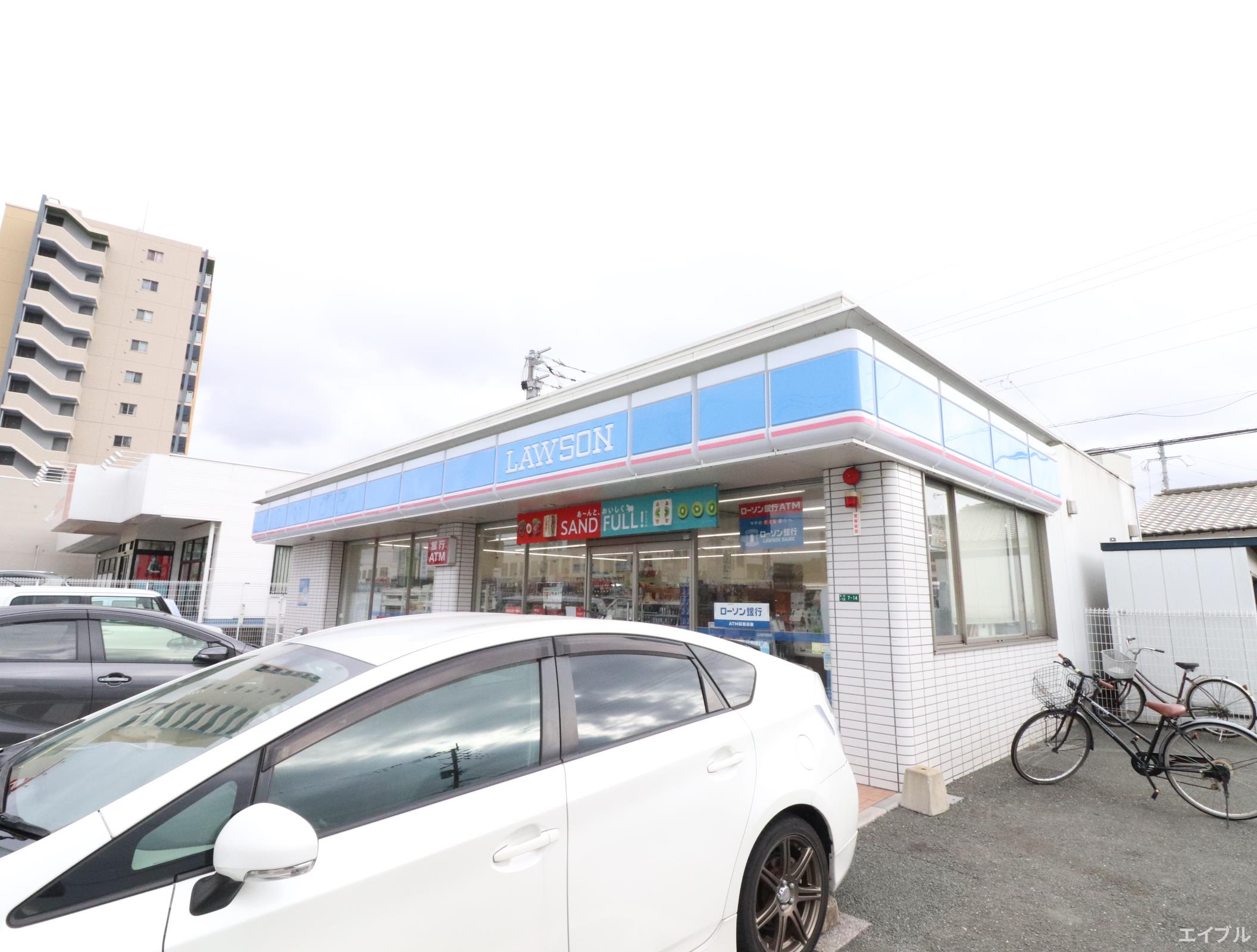コンビニ　ローソン福津花見が丘一丁目店（コンビニ）まで417m