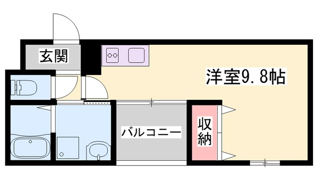 K-TSUCHIYAMAの間取り