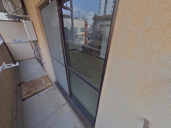 バルコニー　※別部屋の写真です