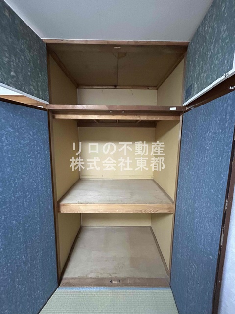 収納　奥行のある収納付です！増えがちな荷物をもスッキリ収納できます