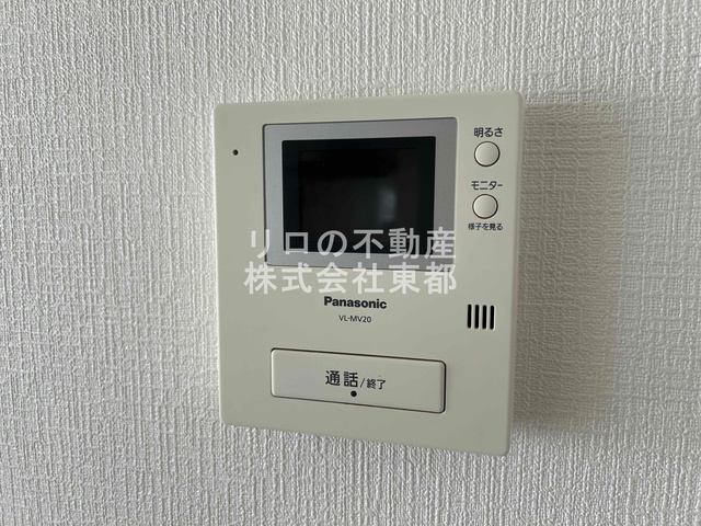 セキュリティ　訪問者が一目で分かるＴＶモニタ付インターホンです！