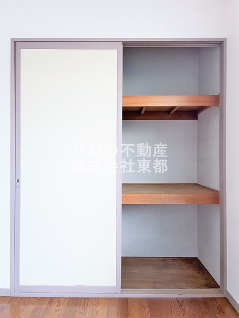 収納　奥行のある収納付です！増えがちな荷物をもスッキリ収納できます