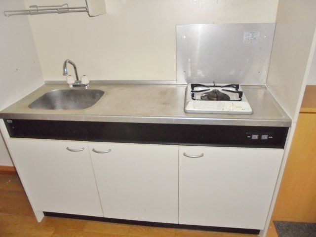 キッチン　1口ガスコンロ付き