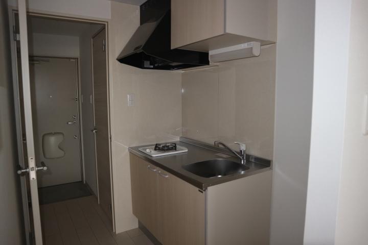 キッチン　1口ガスコンロ付き。