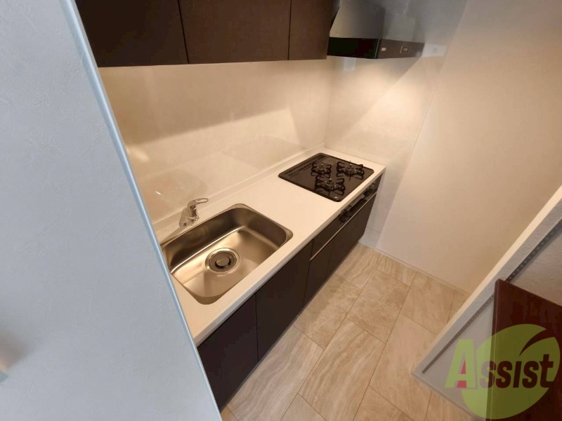 キッチン　清潔感がありお洒落なキッチンになっていました！