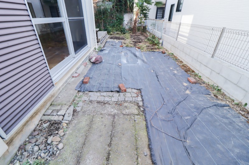 庭　図面と現状に相違がある場合には現状を優先