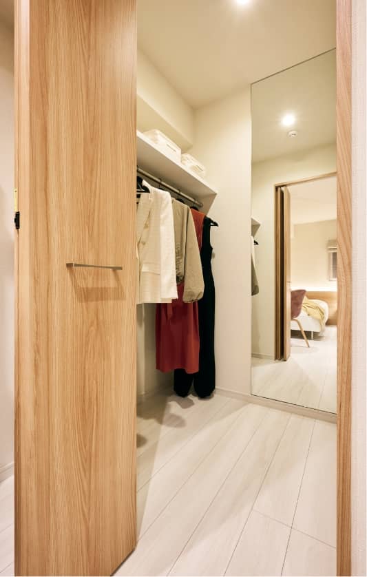 収納　収納のためのスペースです