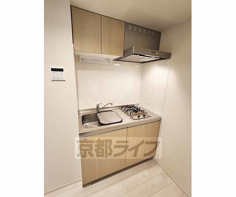 キッチン　２口コンロ付きシステムキッチン