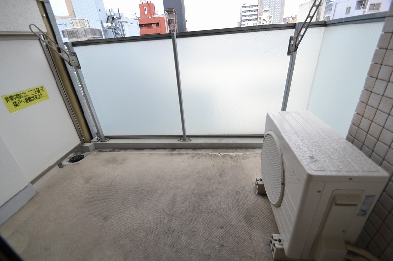 バルコニー　南向き！市内ド中心部でも日当たり最高です