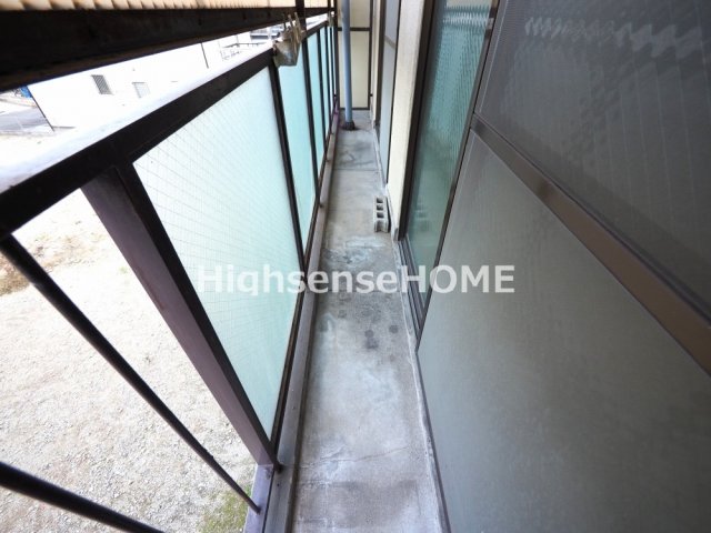 バルコニー　広々としたバルコニーです