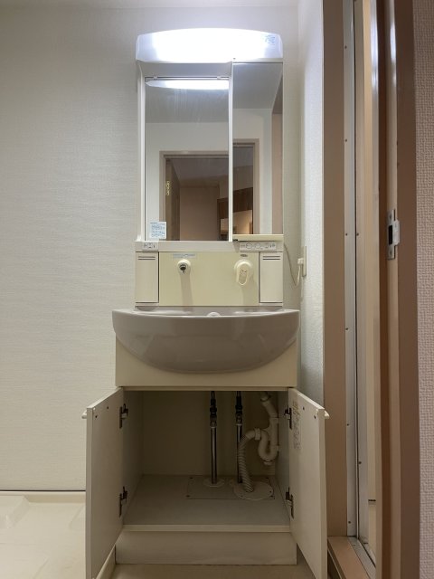 洗面設備　同物件別号室の写真です。