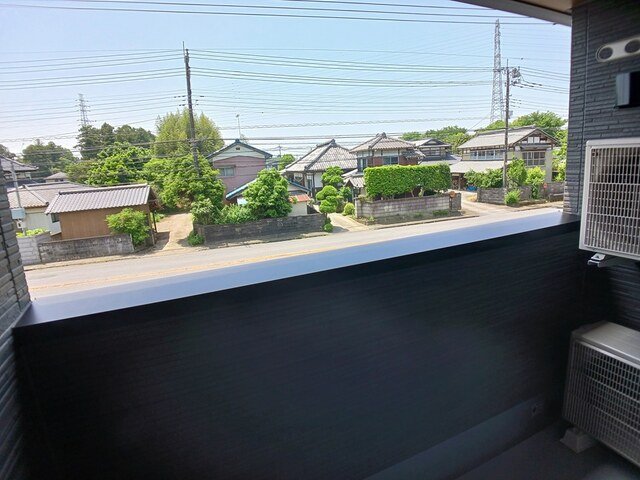 バルコニー　落ち着いた時間を過ごせるバルコニーです