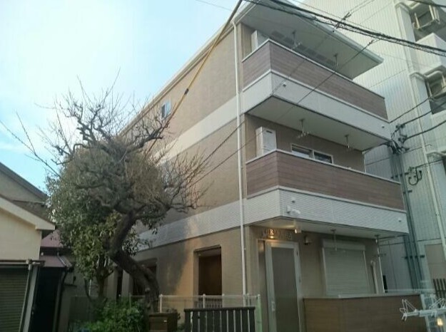 建物外観　オートロック付築浅アパート