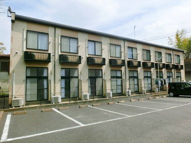 建物外観　家具家電付きですぐにご入居できますよ