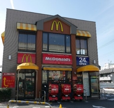 飲食店　マクドナルド 尾久橋通り江北店（飲食店）まで432m