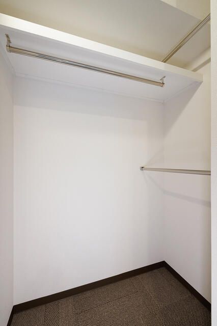 収納　たっぷりとした収納スペースです