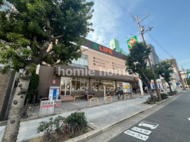 スーパー　ライフ清水谷店（スーパー）まで340m