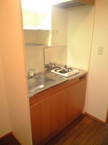 キッチン　お手入れ楽々１口ガスキッチン