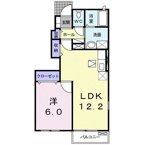 プリマヴェーラ　南館の間取り