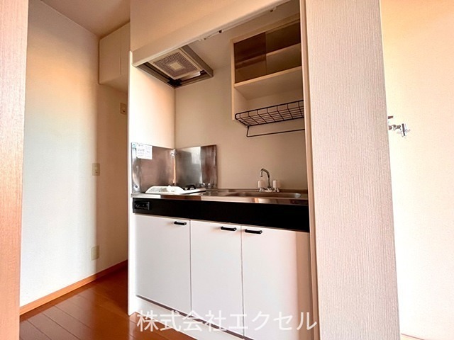 キッチン　ガスコンロ一口付のキッチン