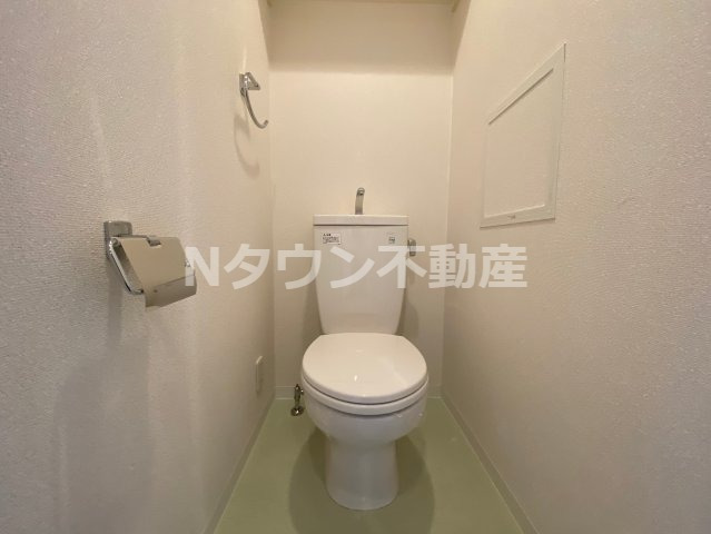 トイレ　ゆったりとした空間のトイレです