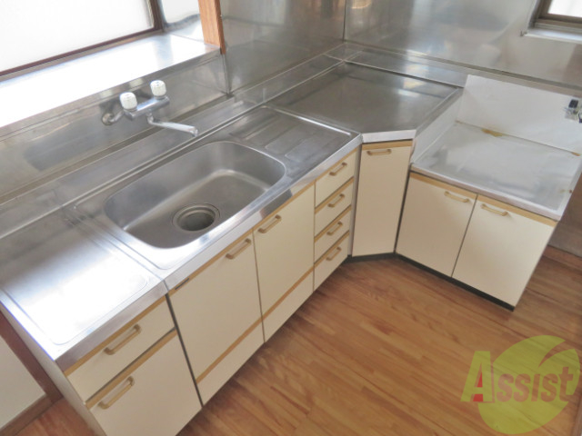 キッチン　キッチンは料理をする場所もしっかりあっていいですね～